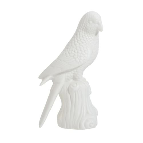 Perroquet en céramique blanche Uonlytech, le présent idéal et original - 2