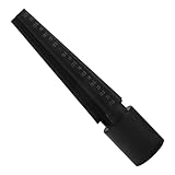 Healeved Herramienta Multifuncional para Tallar Anillos de Cera de Metal Negro Diseño Portátil para Creación y Ajuste de Joyas en Fabricación de Anillos