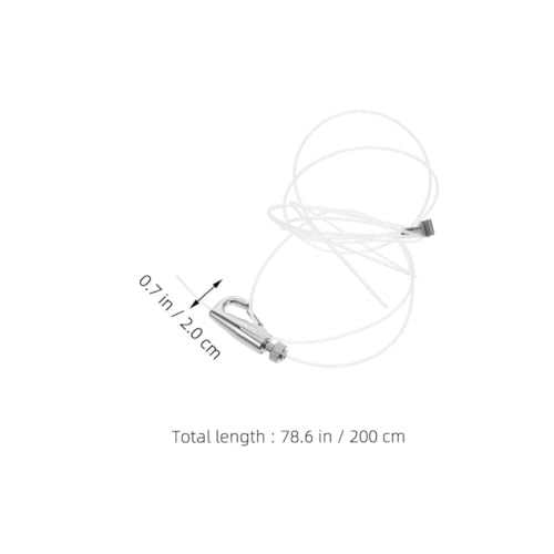 Sistema para Colgar Cuadros con Ganchos de Riel Ajustables de Acero 4 Sets 3