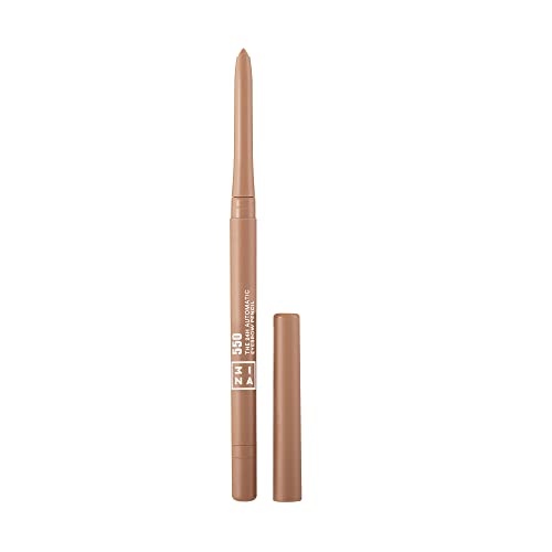 3INA MAKEUP - The 24h Automatic Eyebrow Pencil 550 - Rubio - Lápiz de cejas retráctil waterproof - Tinte de cejas de larga duración - Lápiz de cejas de fácil aplicación - - Vegan - Cruelty Free