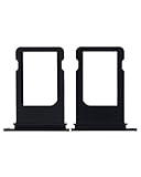 CELLTRIX - Replacement Sim Card Tray Compatible with Apple iPhone 7 Plus (Matte Black)