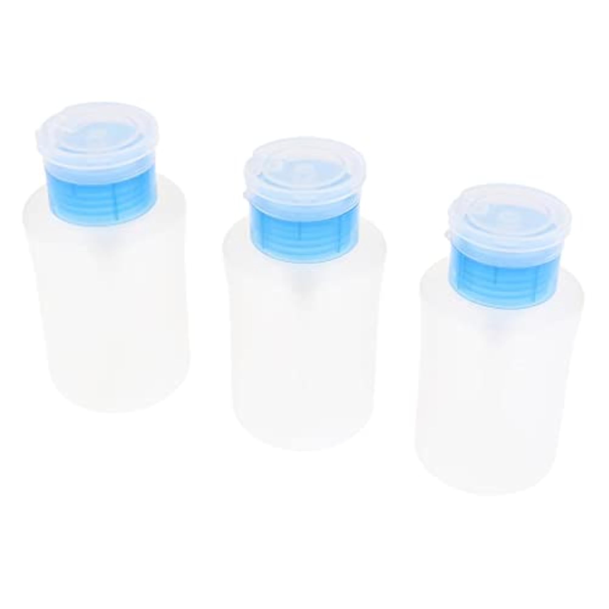 3pcs 180ml Empty Pump Bottles for Nail Remover