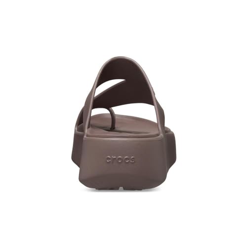 Image of Crocs Women's Getaway Toe Loop Platform Sandals, Truffle, 7