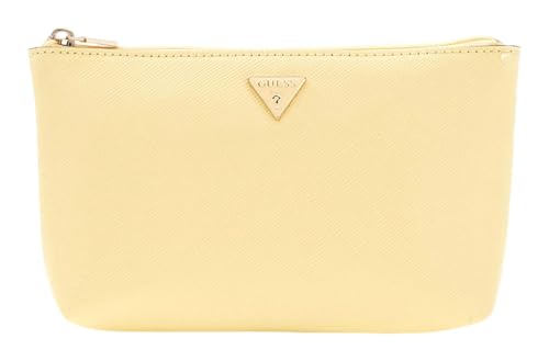Sac d'accessoires GUESS Serenova jaune clair | Pochette wristlet élégante