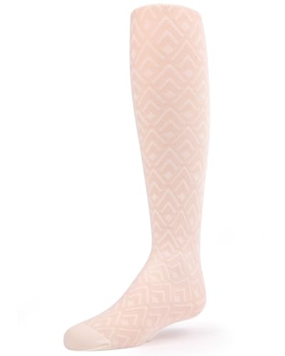 MeMoi Girls' Diamond Sheer Nylon Tights2