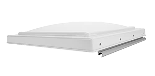 Couvercle lanterneau Camco en polycarbonate rigide blanc blanc résistant aux chocs pour toit Elixir