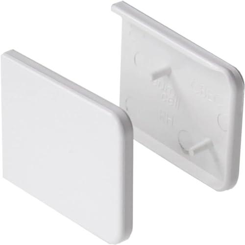 Window Sill Capping Board End Caps Pair White