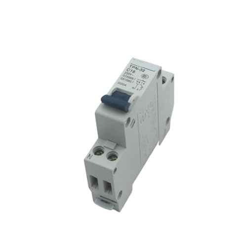 Disjoncteur miniature DPN 1P+N 16A protection surcharge circuit électrique