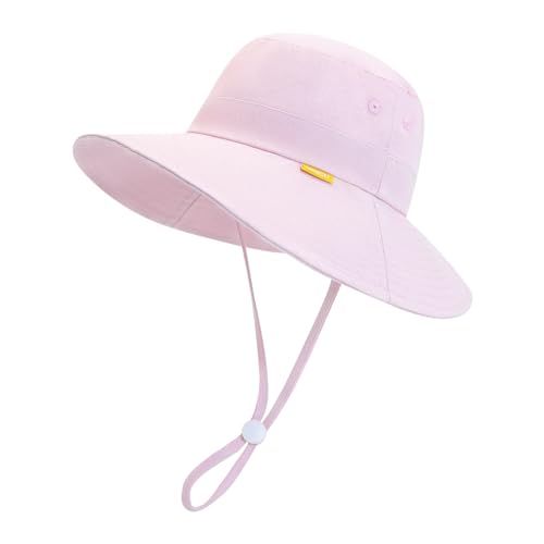 Baby Sun Hat Toddler UPF 50+ Kid Bucket Hats for Girl Summer Cap Boy Sun Protection Caps Wide Brim