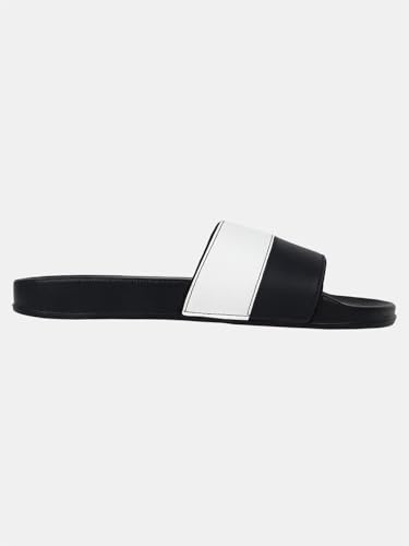 Image of hummel CAMP MEN COLOUR BLOCK SLIDERS Comfortable Cushioned Sole Arch Support Durable Lightweight Flexible Trendy Style Flip flops and Slippers Slides for Men Daily use Chappal