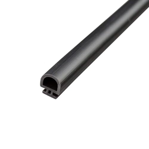 EYCFSJ Lunghezza 10 M Larghezza Fondo 5/6/7 Mm Lega Di Alluminio Striscia Di Tenuta Per Porte E Finestre Isolamento Acustico Striscia In Silicone Fondo Piatto Striscia Impermeabile-6 Mm