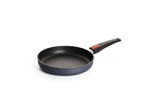 Woll Diamond Lite   Sartén (24 cm de diámetro, 5 cm de Alto, con Mango extraíble, Apta para Todo Tipo de Fuegos, Aluminio Fundido, Revestimiento Antiadherente), Color Antracita