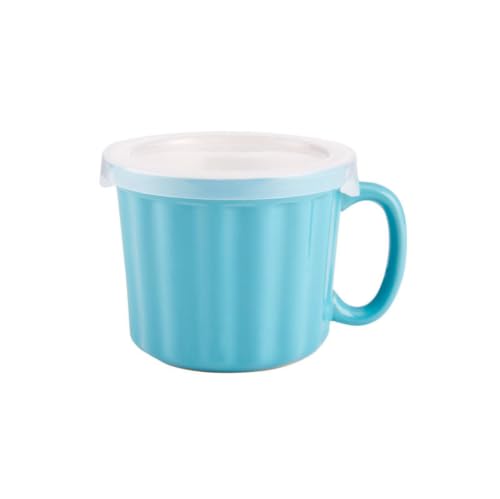Farberware 16 oz Ceramic Soup Mug with Lid - image 1