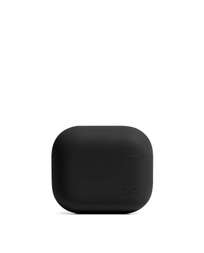 Image of Dailyobject Protective Poncho Case Cover for Apple Airpods 3 | Durable Silicone Material | Shock Resistant & Lightweight | Compatible Wireless Charging | Stylish Design - (Black)