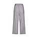 LRMQS Linen Maternity Pants Capris Pants for Women Cotton Linen Casual Summer 2025 Straight Wide Leg Loose Drawstring Elastic Waist Cropped Trouser