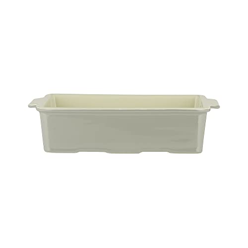 Mason Cash Innovative Kitchen 31.5cm Lasagne Dish | Grey & Cream Stoneware with Air Vent Base & Right-Angle Corners | Perfect Fit for Lasagne Sheets Quiches Flans & Pies