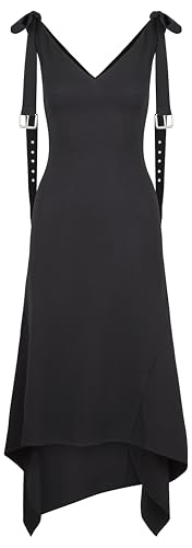 MONSE, Buckled Bow-Tie Midi Dress