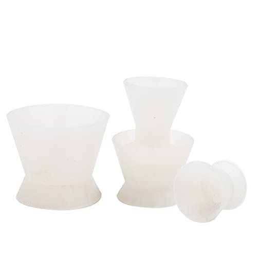 Set de 4 Tazones de Mezcla de Silicona para Laboratorio Dental miniatura 6