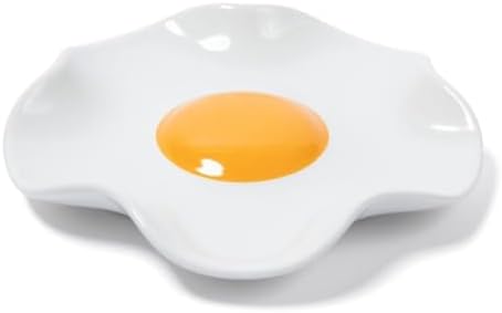 Fried Egg Ceramic Spoon Rest for stove top and kitchen counter | ...