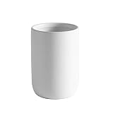 YSTAR Ceramic Toothbrush Holders for Bathrooms, Matte Tooth Brushing Dispenser, Small Tooth Brush Or