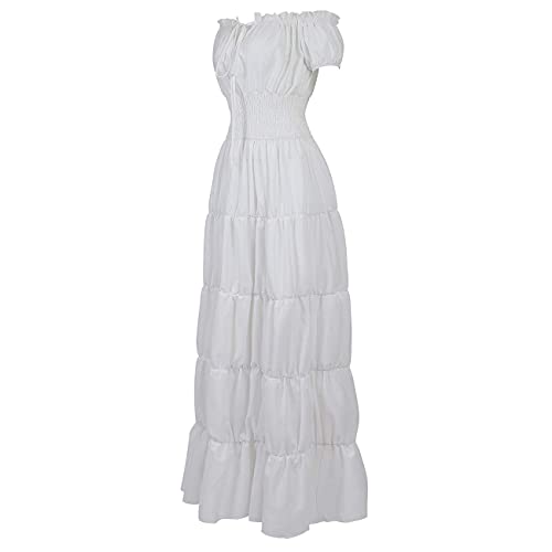 Vestido medieval para mujer de estilo campesino irlandés retro 3