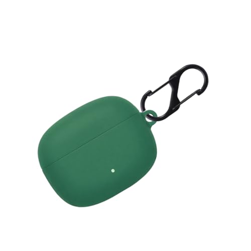 Image of SHISHVIKA Silicone Case Cover Compatible with OnePlus Nord Buds 4 Pro | Shockproof Protective Cover | Soft TPU Skin | Anti-Slip | Dustproof | LED Visible | Keychain Hook Included (Green)