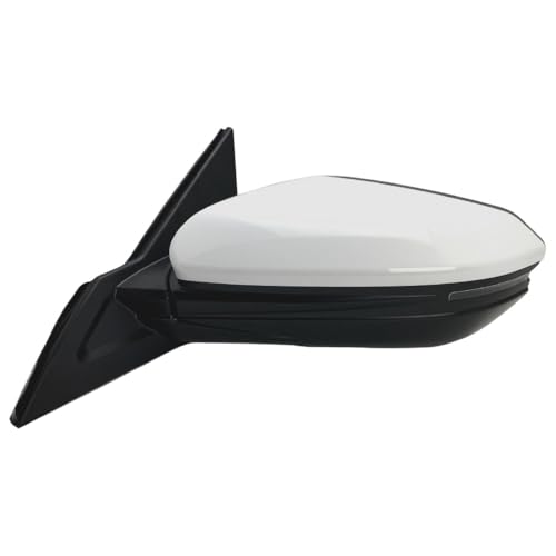 alxiang Side Mirror for Honda for Civic Type R 17-21 Type- with Turn Signal Driver Side (White) 203-11184