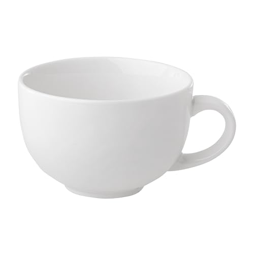 AMBITION Große Kaffeetasse 400 ml Salsa weißes Porzellan Jumbotasse...