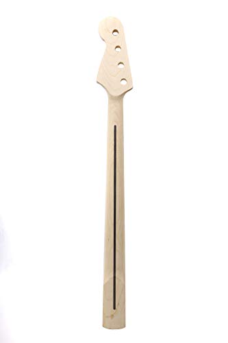 Electric Guitar Bass Neck 22 Fret 34 Inch Electric Guitar Replacement Maple Rosewood Fretboard Bolt On Heel 4 String Fine Guitar Parts #TOP1