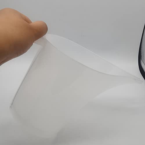 Vaso medidor de plástico transparente con boquilla larga 1000 ml miniatura 4