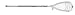 STX Lacrosse Shield 100 Goalie Complete Stick & 6000 Handle, White