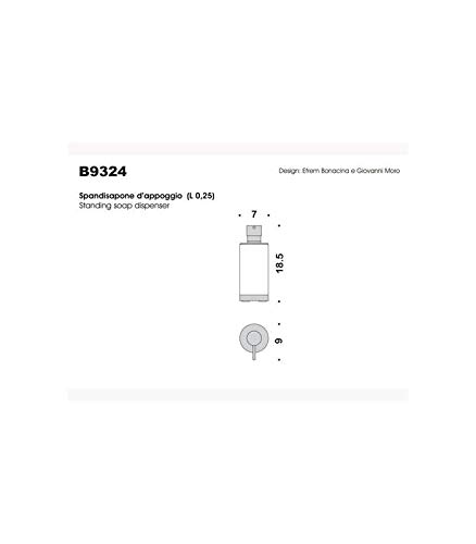 Colombo Design B93240CRVAN Porta Sapone Serie