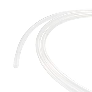 sourcing map PVC Transparent Hose Vinyl Tubing 3mm ID 4mm OD 2m Flexible Lightweight for Water Tube,Air Tube