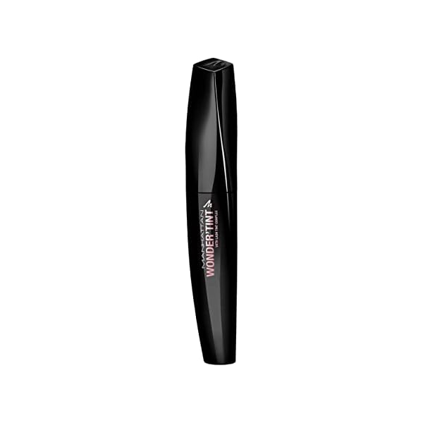 Manhattan Wonder'Tint Mascara, Fb. 001 Black, Wimperntusche mit Tönungseffekt, für sensible Augen geeignet, 11 ml