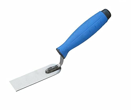 Toolty TLTY-1740 - Paleta de estuco de acero inoxidable, 30 x 160 mm, mango de goma, bricolaje