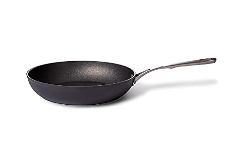 TVS ISPIRATA Padella Antiaderente in Alluminio Resistente ai Graffi Ø28 cm, Made in Italy, Fondo Alto Spessore in Acciaio, adatta all’Induzione