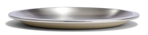 Image of Hydro Flask Outdoor Kitchen Plate - Stainless Steel Reusable Plate - Camping Kitchen Essentials Oat Tan