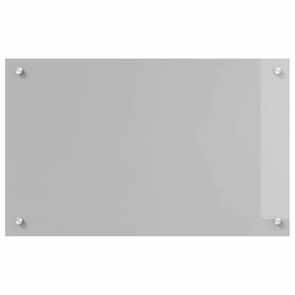 Solivagant Küchenrückwand 2 pcs Hellgrau 80 x 50 cm Gehärtetes Glas, Küche Esszimmer,Küchenhelfer -utensilien, 13.5 kg-3415450