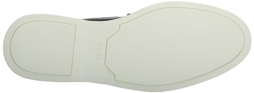 BOSS Men's Leather Slip on Loafers with Pop Sole4