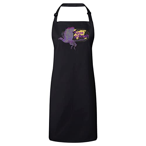Tablier cuisine premium noir anti-taches parodie humour pelican