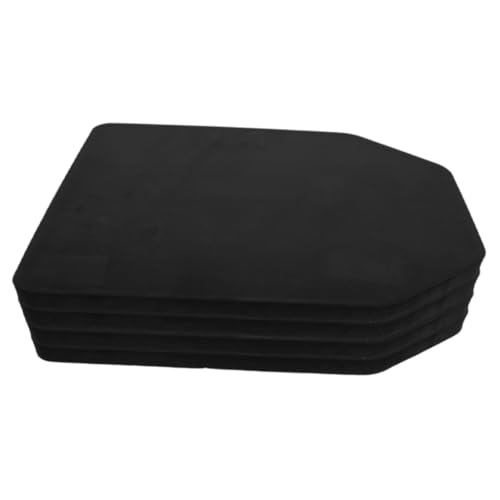 BCOATH 4pcs Boxing Chest Protector Chest Boxing Accessories Insert Cushion Soldier Gear Back Protective Pad Game Pad Training Inner Liner Boxing Gear Black