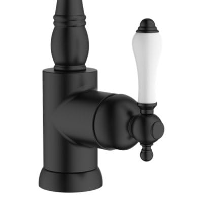Cooke & Lewis Mitigeur de cuisine noir mat Belmore