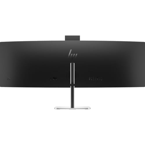 Image of HP Series 5 Pro 549pm 49 inch DQHD Curved Ultrawide Video Conferencing Monitor | 32:9, LED Backlight, 165Hz Refresh Rate, (5120x1440), USB Type-C, HDMI, DisplayPort, USB Hub, Mount Compatible, Black-Silver
