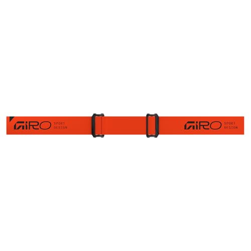 Image of Giro Method Ski Goggles - Snowboard Goggles for Men, Women, Youth - Orange Stacked - Vivid Onyx & Vivid Infrared