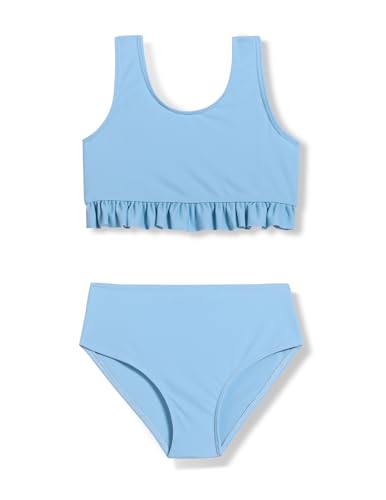 Image of Arshiner Girls Bikini Beach Swimwear 2 Piece Swimsuits Floral Printing Bathing Suits