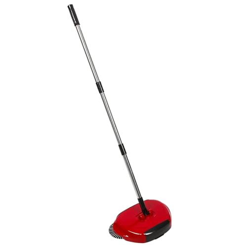 HOLIDYOYO Multi-Functional Floor Sweepers Hand Sweeper and Pan Push Broom Electric Sweeper for Rugs No Battery Required Random