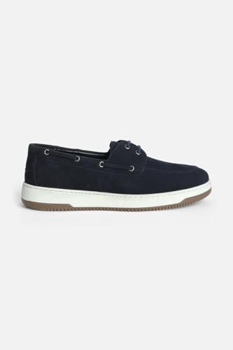 Image of SNITCH Men Casual Shoes | Solid Pattern Boat Shoes | Premium Vegan Leather & TPR Outsole | Lightweight Everyday Casual Boat Shoes for Men