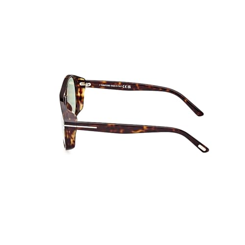 Tom Ford ROSCO FT 1022 Dark Havana/Green 58/16/140 unisex Sunglasses3