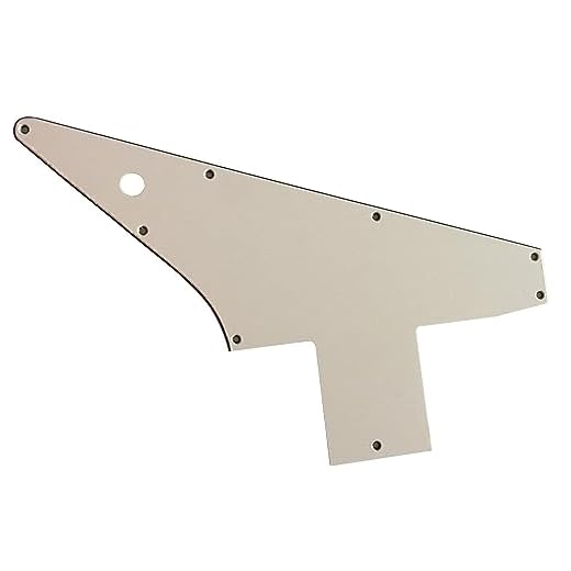 Golpeador de guitarra Gibson Explorer 76 Reissue (3 capas, blanco)