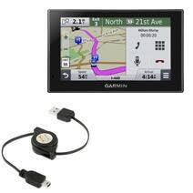 BoxWave Cable Compatible with Garmin Nuvi 2589 - miniSync, Retractable, Portable Sync Cable